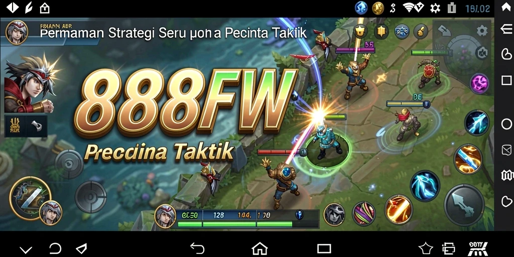 Tampilan gameplay <strong>888FW</strong> yang menampilkan strategi dalam aksi.