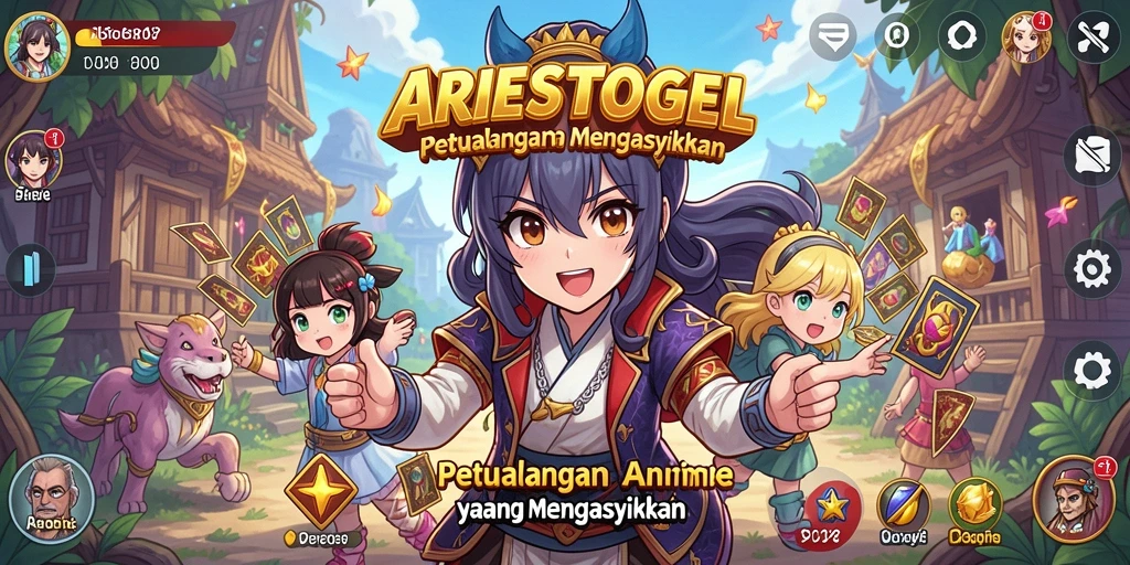 Tampilan gameplay ARIESTOGEL yang menakjubkan.