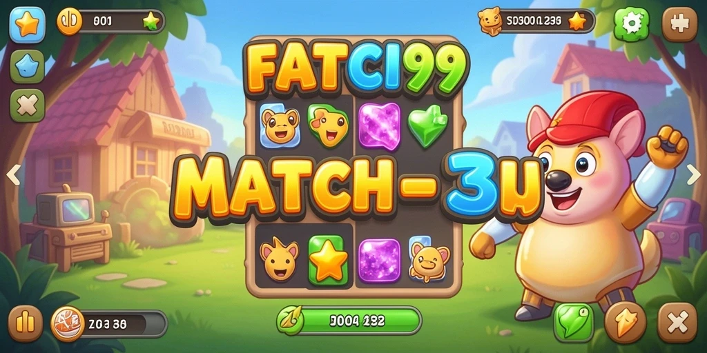 Tampilan gameplay <strong>FATCI99</strong> yang menarik dan penuh warna.