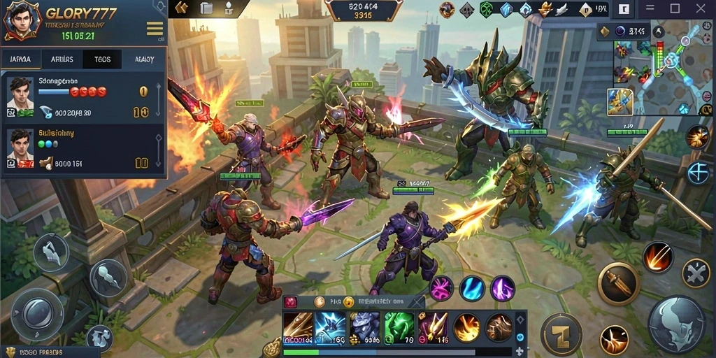 Tampilan gameplay GLORY777 yang menarik dan penuh strategi.