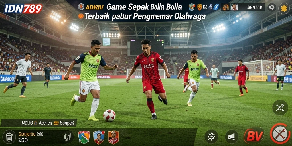 Gameplay menarik dari IDN789 yang menampilkan aksi sepak bola penuh semangat.