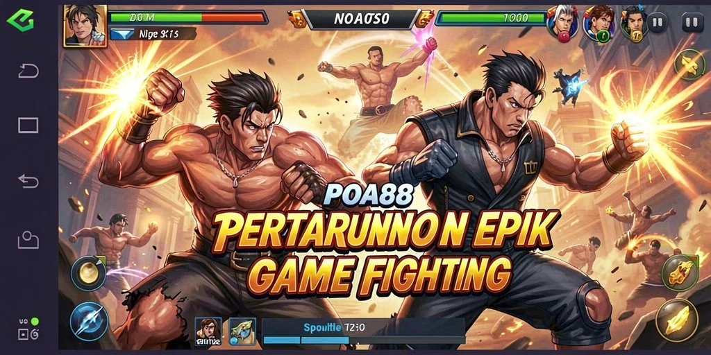 Screenshot gameplay POA88 menampilkan aksi pertarungan yang mendebarkan.