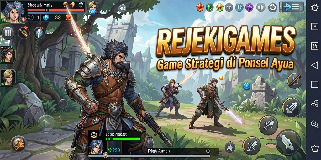 Gambaran gameplay seru dalam REJEKIGAMES yang menantang.