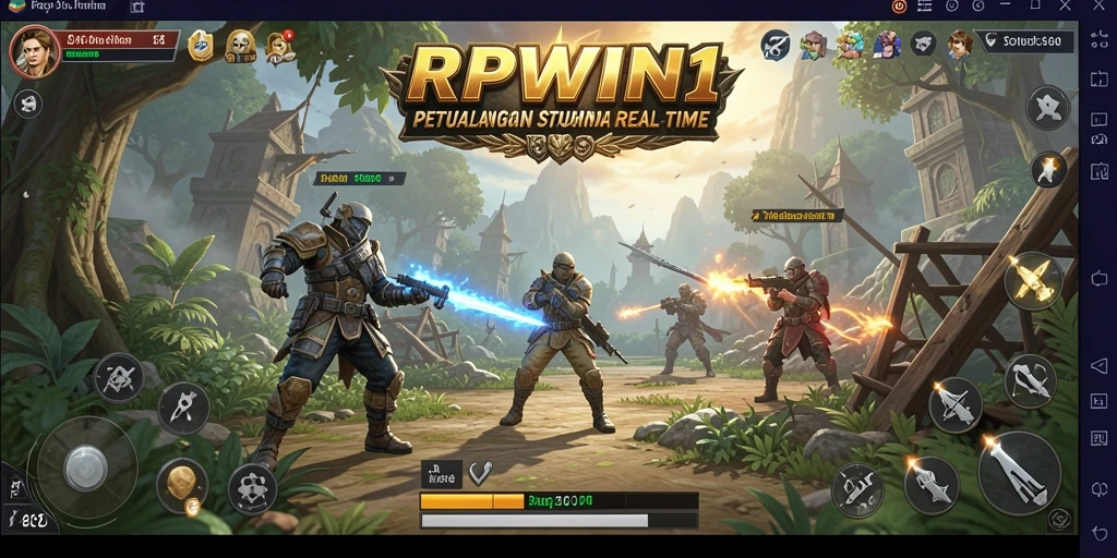 Gambaran menegangkan dari pertempuran strategi dalam RPWIN1.