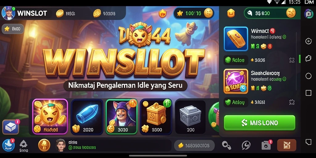 Tampilan gameplay WINSLOT yang menarik dan menyenangkan untuk game Idle.